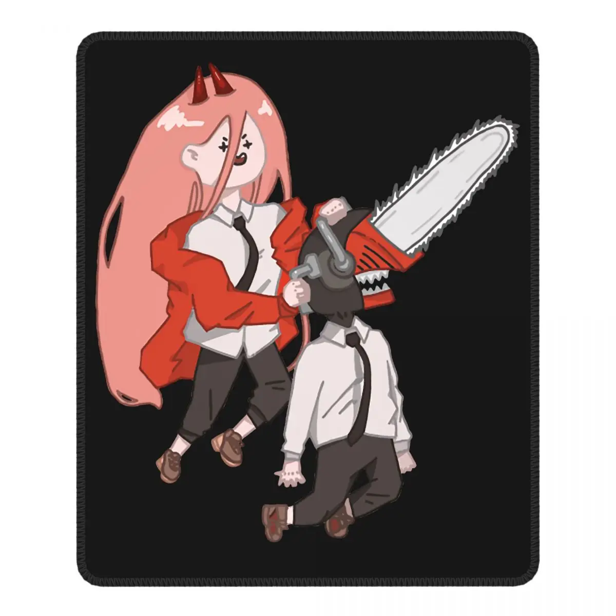 

Chainsaw Man Lumberjack Novelty Mouse Pad Denji Pochita Devil Makima Anime Non-Slip Mat Pads Rubber Computer Keyboard Desk Pad