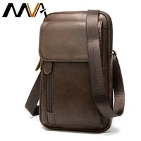 mva genuine leather mens shoulder bags for men crossbody bags male messenger bag men leather handbag phone bags mens small 899