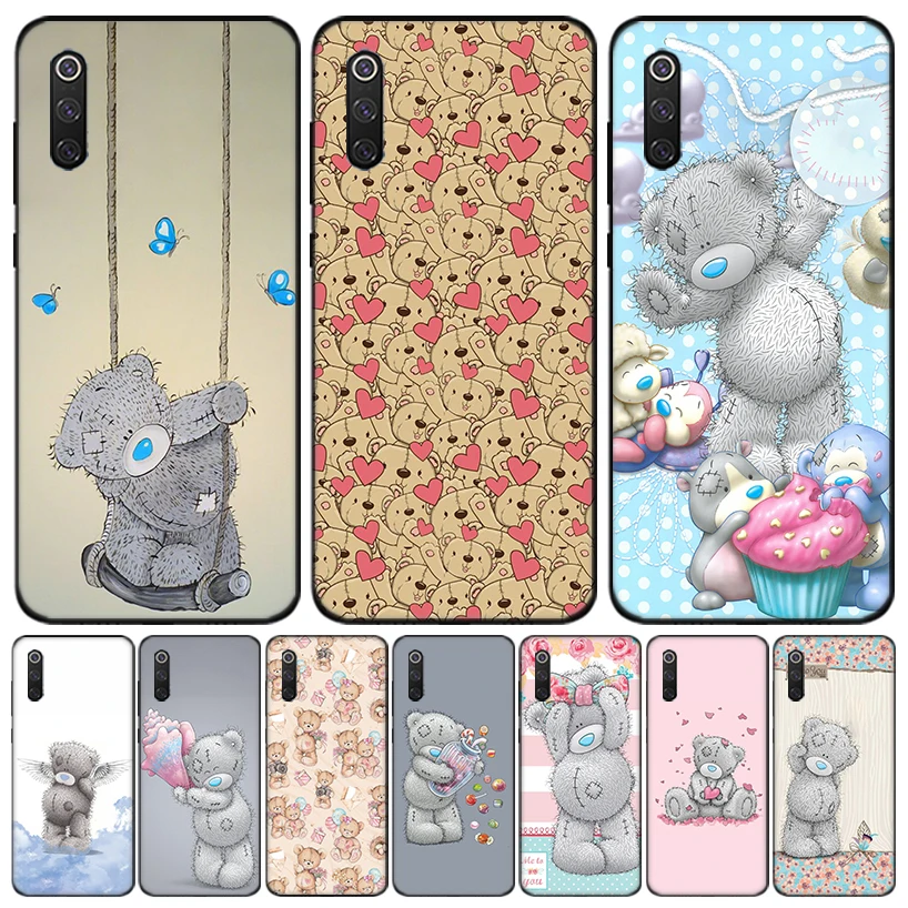 

Lovely Teddy Bear Phone Case Funda For Xiaomi Redmi Note 10 Pro 10S 9 9S 8 8T 8 Pro 9A 9C 8A 7 7A 6 6A K20 Cover Coque Capa