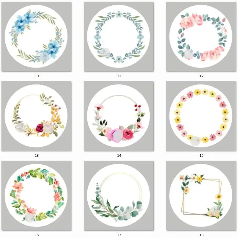 Наклейка на заказ с логотипом 100 шт. свадебная наклейка дизайном