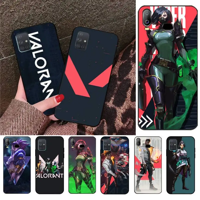 

Shooting game Valorant Phone Case Cover For Samsung Galaxy A01 A11 A31 A81 A10 A20 A30 A40 A50 A70 A80 A71 A91 A51