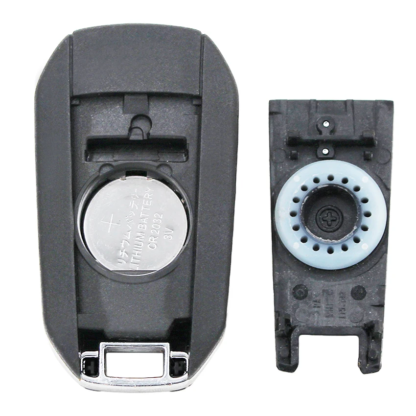 3 кнопочный складной пульт дистанционного управления автомобильный ключ 433 МГц