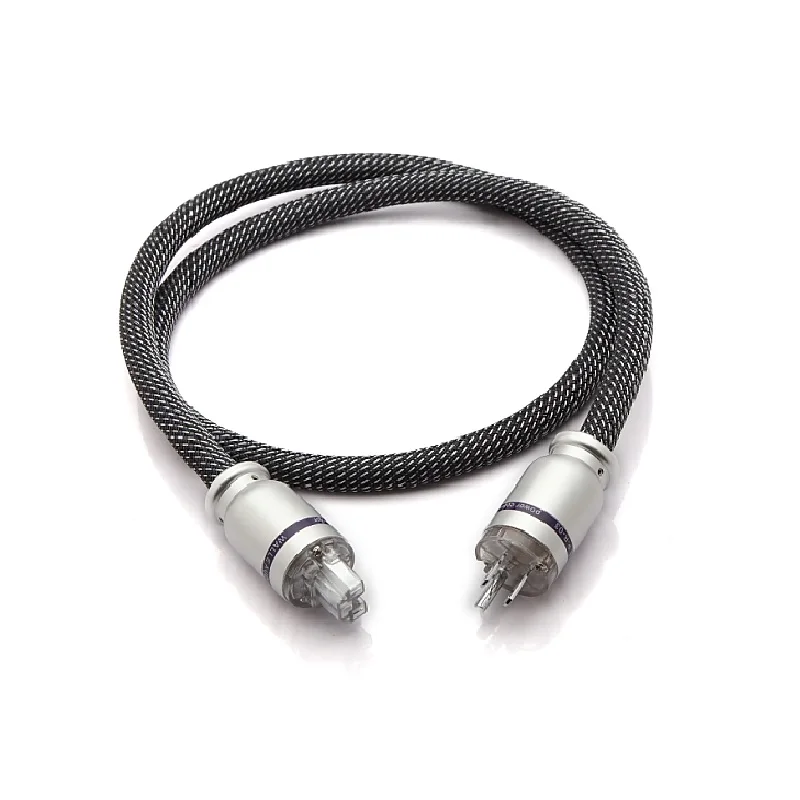 

FP 3TS20 Single Crystal Copper Power Cord Hi-Fi Audio CD Amplifier Cable AMP US EU AU Plug Power line