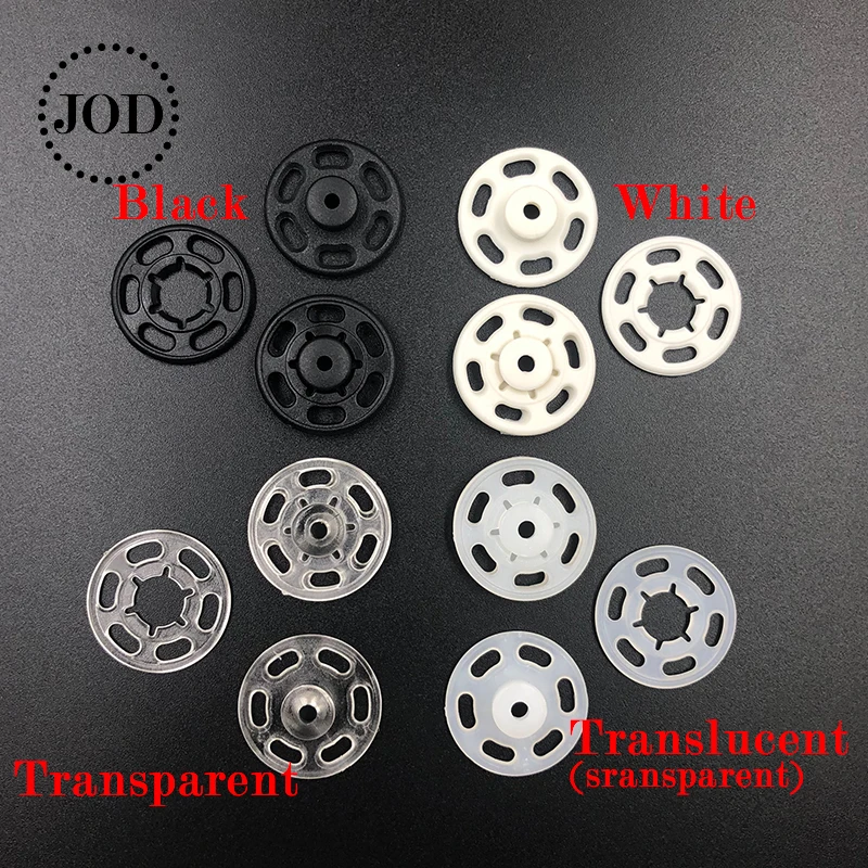 Комплект из 10 штук 7/10/13/15/18/21/25 мм мини белая черная маленькие пластиковые