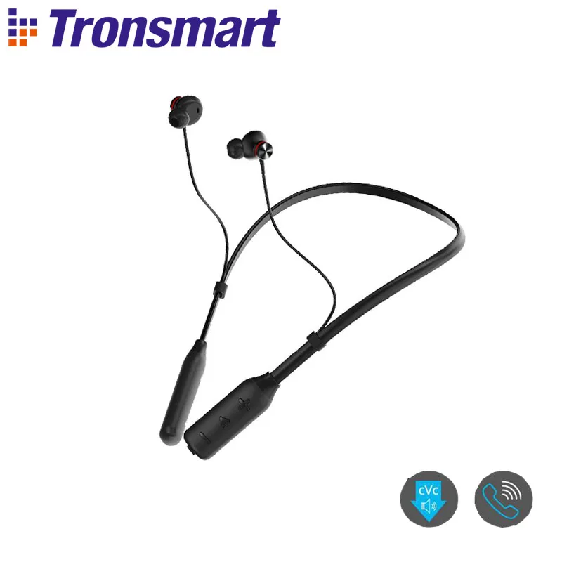 Чип Tronsmart Encore S2 Plus наушники Qualcomm Bluetooth 5 0 беспроводные с голосовым управлением 24