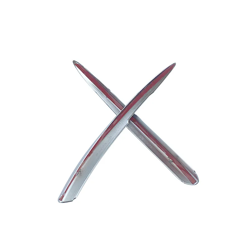 Задняя противотуманная фара Наклейка Серебряная водонепроницаемая отделка