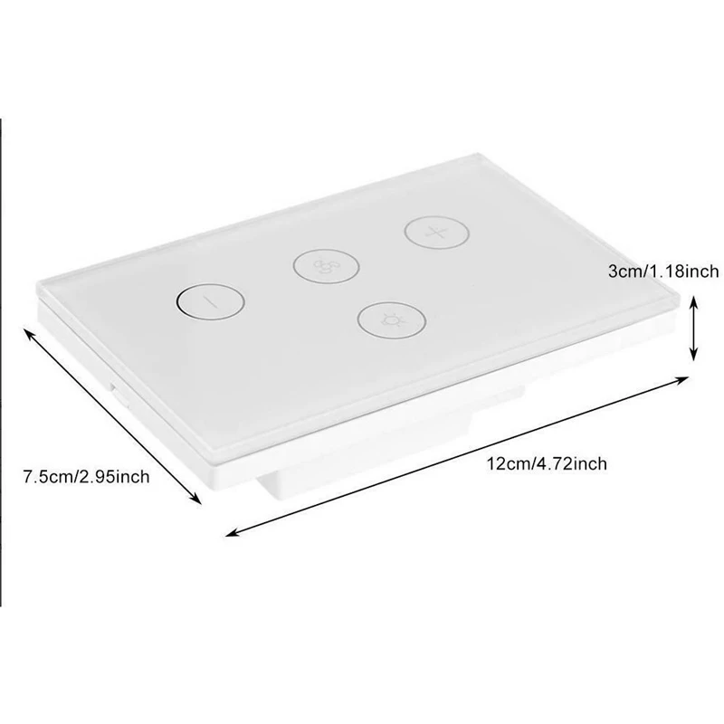 WiFi умный переключатель для потолочного вентилятора светильник лампа Smart Life/Tuya APP
