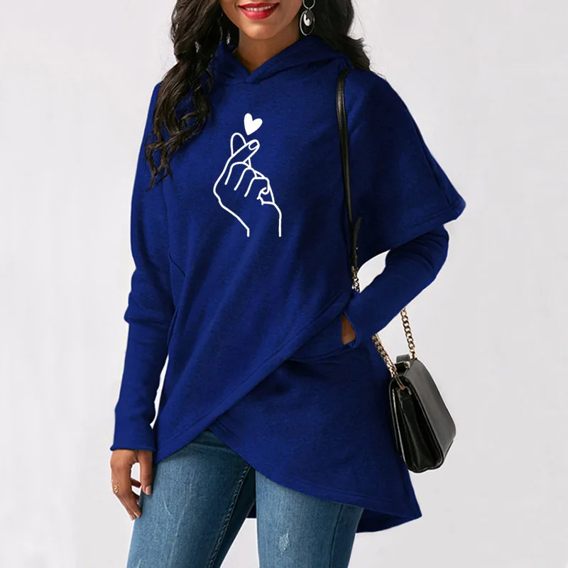 Женская шапка с защитой новая свободная асимметричным карманом и принтом в виде