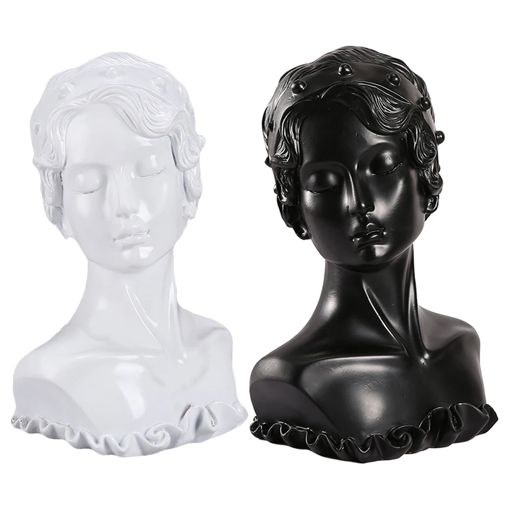 

Necklace Earring Display Organizer Mannequin for Women Trade Shows Personal Use Organization Stable Gift