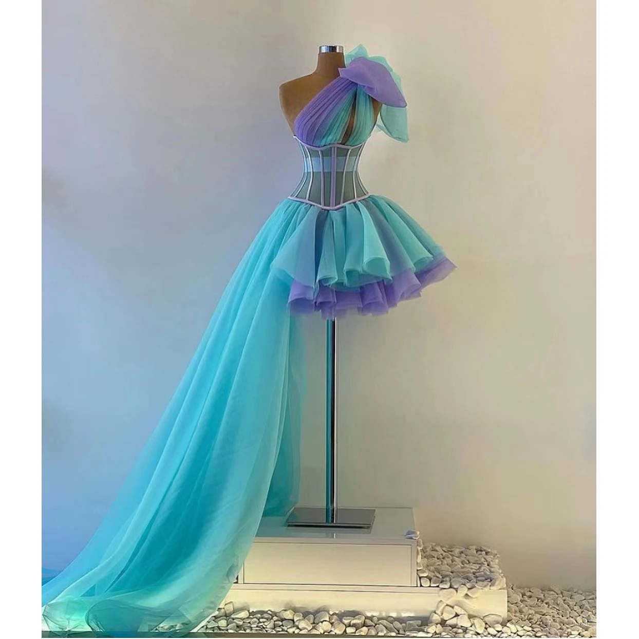 Newest Colorful Tulle Summer Dress Short Prom Party Dresses 2022 vestidos de fiesta Women Cocktail Gowns Graduation Dress Custom