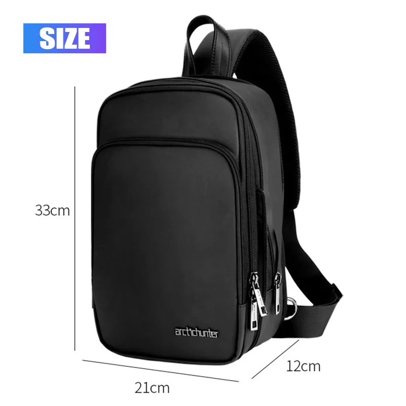 ARCTIC HUNTER Мужская многофункциональная сумка через плечо для отдыха на открытом