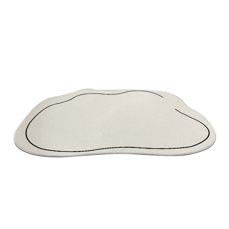

INS Large Plush Carpets Nordic Floor Mat for Living Room Irregular Area Rugs Non-Slip Kids Play Mat Bedside Rug