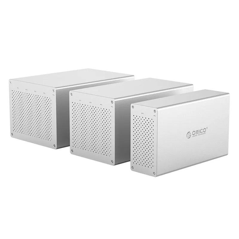 ORICO Honeycomb Series 3.5 inch 2 Bay Aluminum Alloy Type-C Hard Drive Enclosure,Support 20TB support UASP acceleration protocol