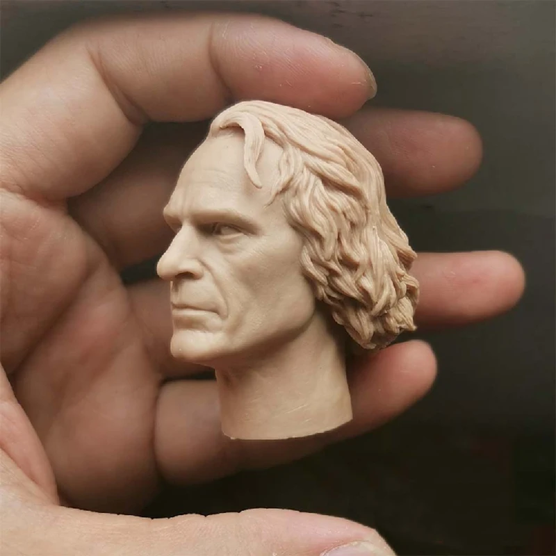 Модель головы в масштабе 1/6 модель клоуна Хоакина Феникса Неокрашенная голова