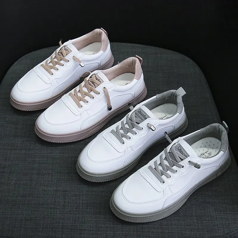 

Nice Pop Spring Casual Shoes Fashion Versatile Flat Bottomed Student White Shoes Size 35-40