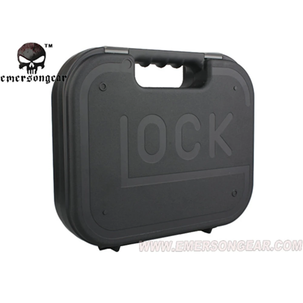 Emerson пистолет Glock Чехол тактический Жесткий Пистолет ABS коробка передач Чехол с подкладкой из пены страйкбол охотничья Коробка Чехол