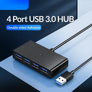 usb hub 4 port usb 3 0 splitter with micro usb power port multiple high speed otg adapter for computer laptop accessories free global shipping
