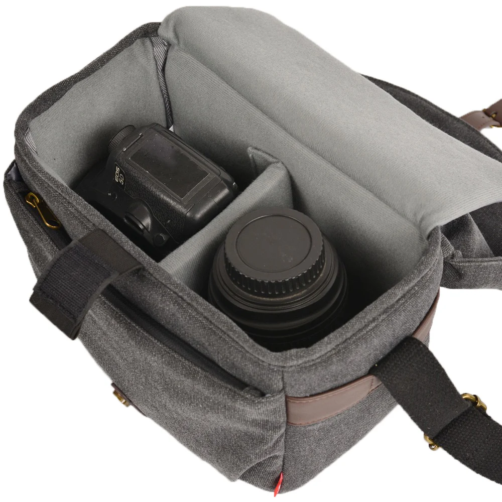 sling shoulder camera bag for canon nikon digital dslr photo pack case waterproof outdoor travel photography backpack free global shipping