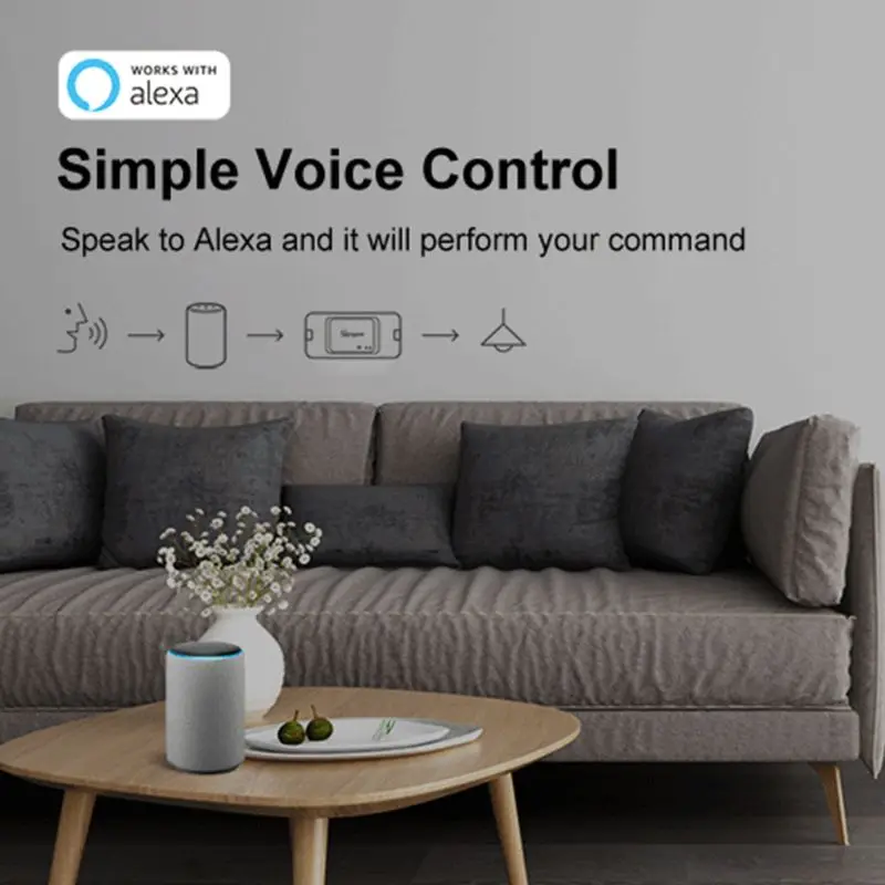 Умный светильник ключатель Sonoff Basic R3 RF с поддержкой Wi-Fi | Электроника