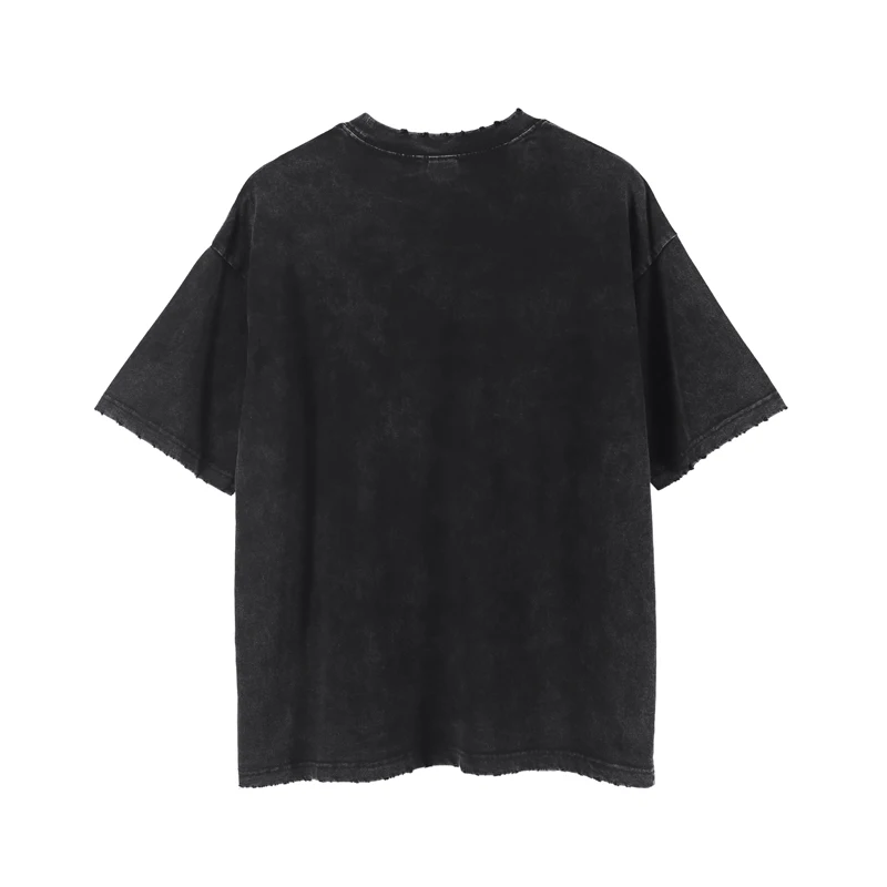 Мужская футболка в стиле хип хоп уличная одежда из чистого хлопка ретро с