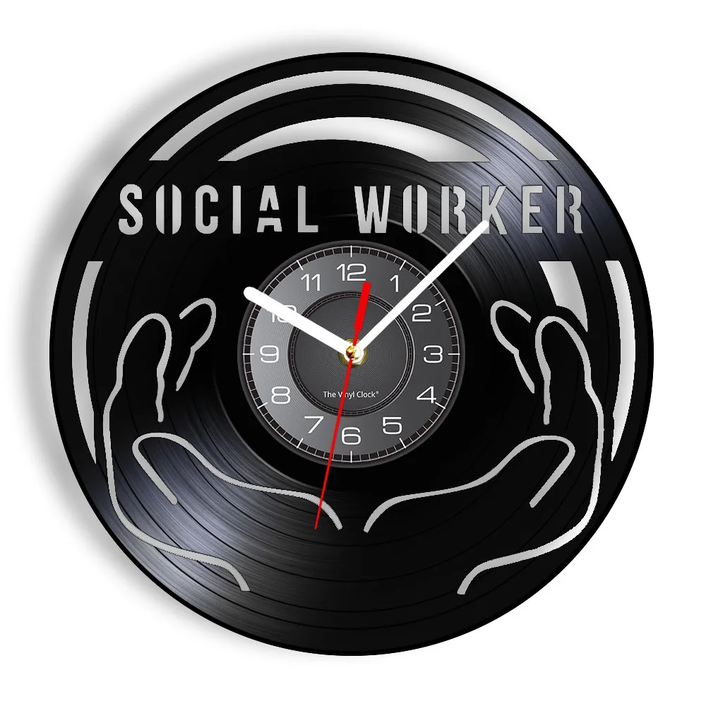 

Часы настенные кварцевые с виниловой пластиной, в стиле ретро