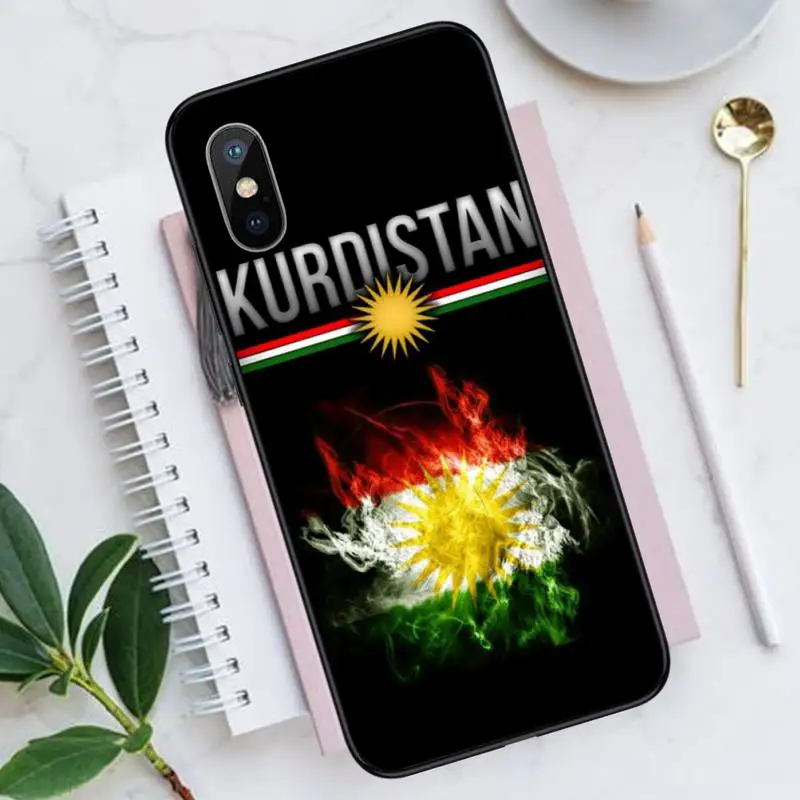 

Kurdistan Flag Lion Phone Case for iPhone 11 12 pro XS MAX 8 7 6 6S Plus X 5S SE 2020 XR Luxury brand shell funda coque