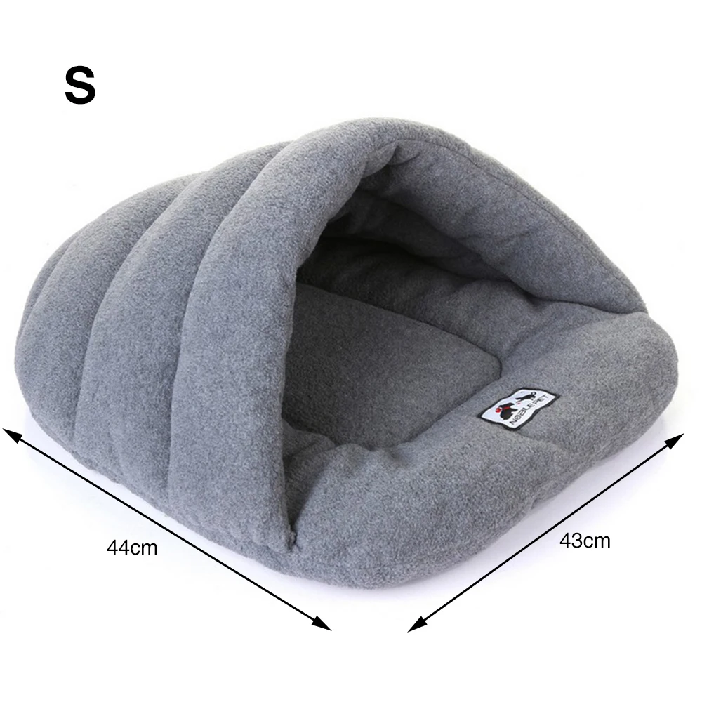 Мягкая флисовая зимняя теплая кровать для домашних животных собак кошек