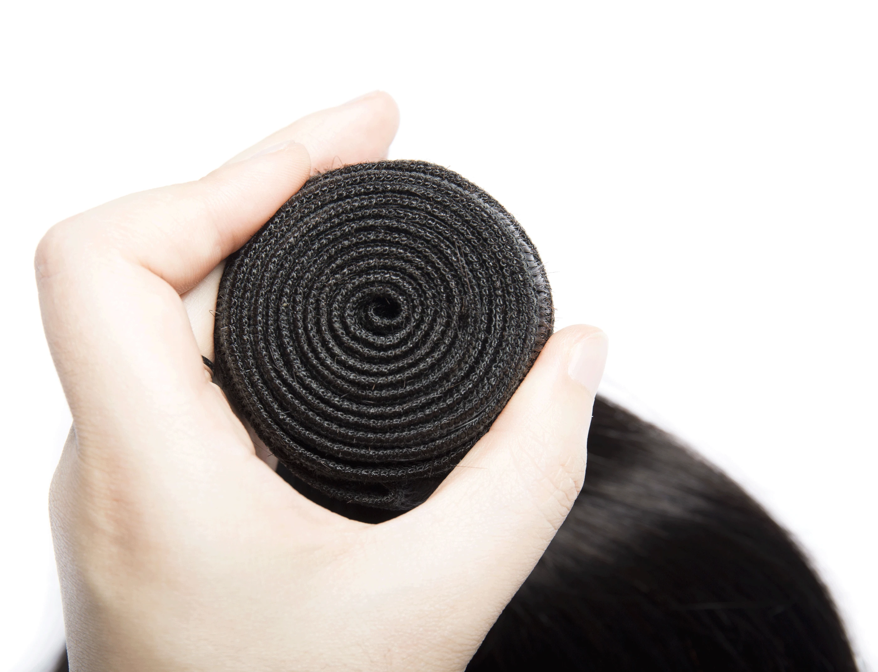 Alibele прямые пряди с застежкой Remy бразильские волнистые волосы 3 парик из