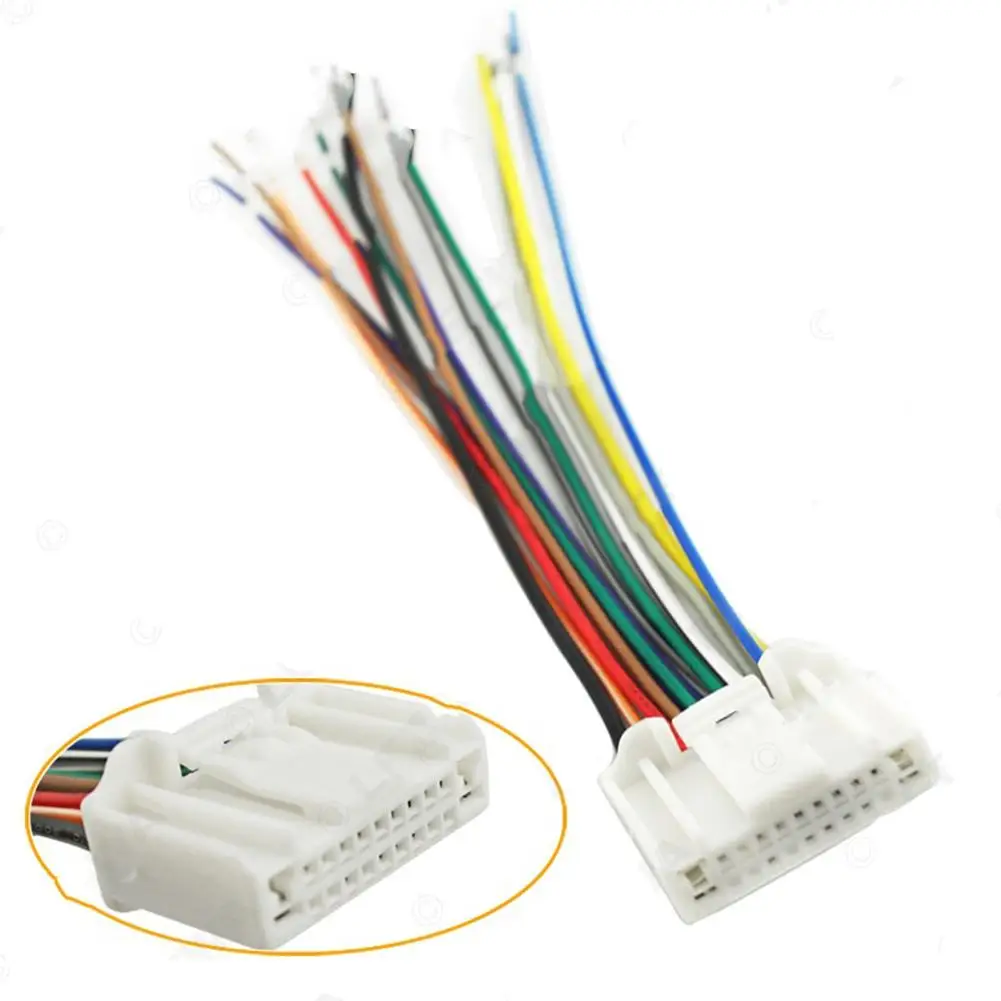 5 шт. комплект автомобильных стерео Cd/проигрывателей проводки адаптер штекер для