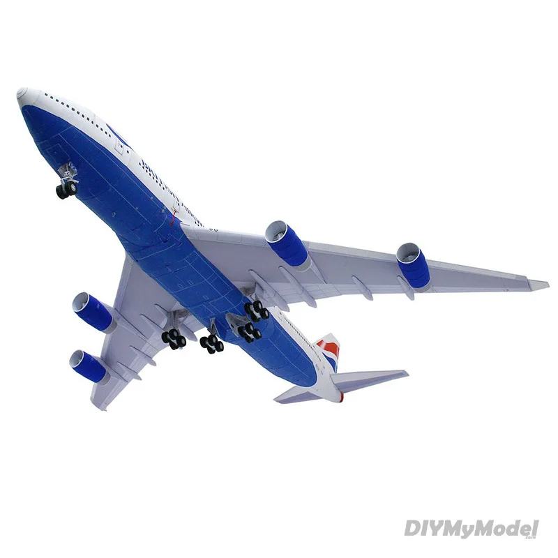 1:144 Boeing 747 Aircraft Civil Aviation Airliner DIY 3D Paper Card Model Building Sets Construction Toys Military |