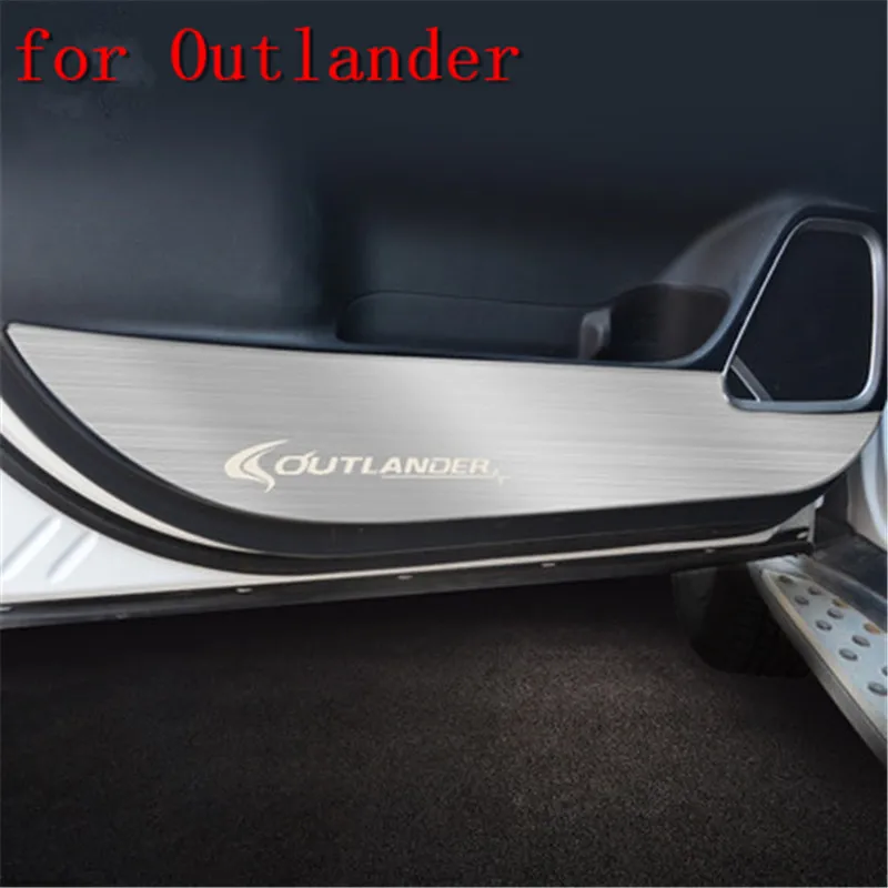 Антиигровой коврик из нержавеющей стали для салона автомобиля Mitsubishi Outlander 2013 2018