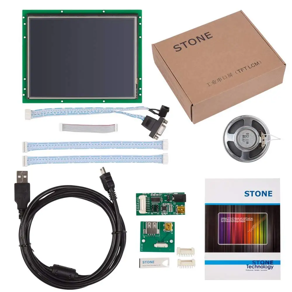 Модуль ЖК-дисплея STONE 3 5 дюйма TFT с RS232/RS485/TTL + программа для использования