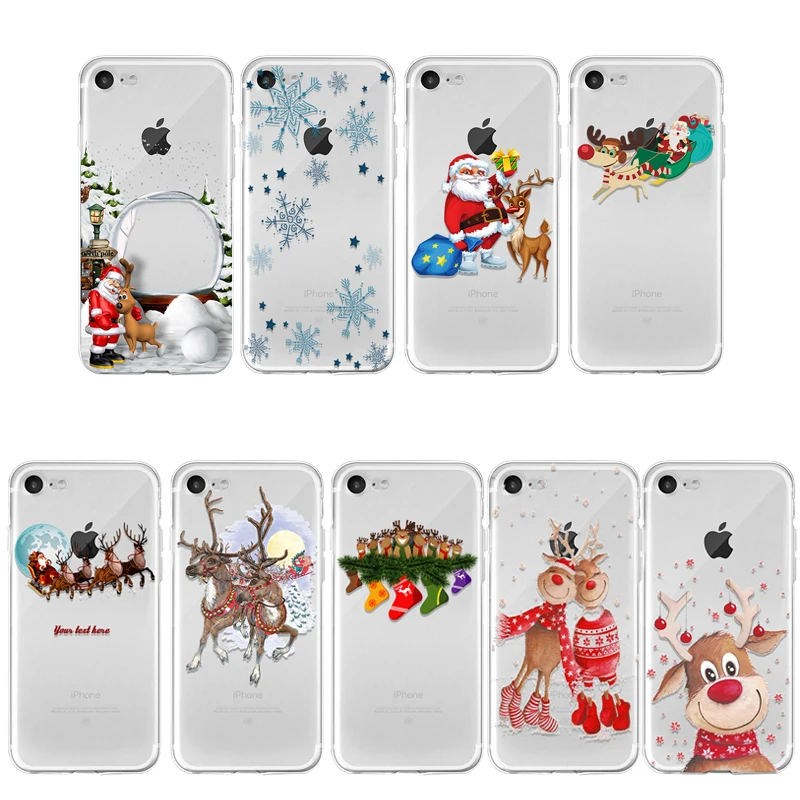 Новогодние подарки Babaite аксессуары для телефонов Apple iPhone 8 7 6 6S Plus X XS max 5 SE