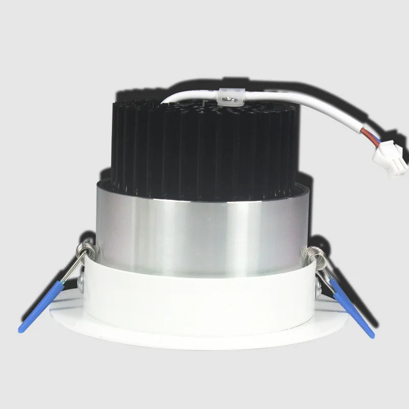 

3W 7W 9W 12W 15W 25W 35W LED COB Ceiling light silver body chip Recessed LED Ceiling light Spot Light Lamp White/ warm white