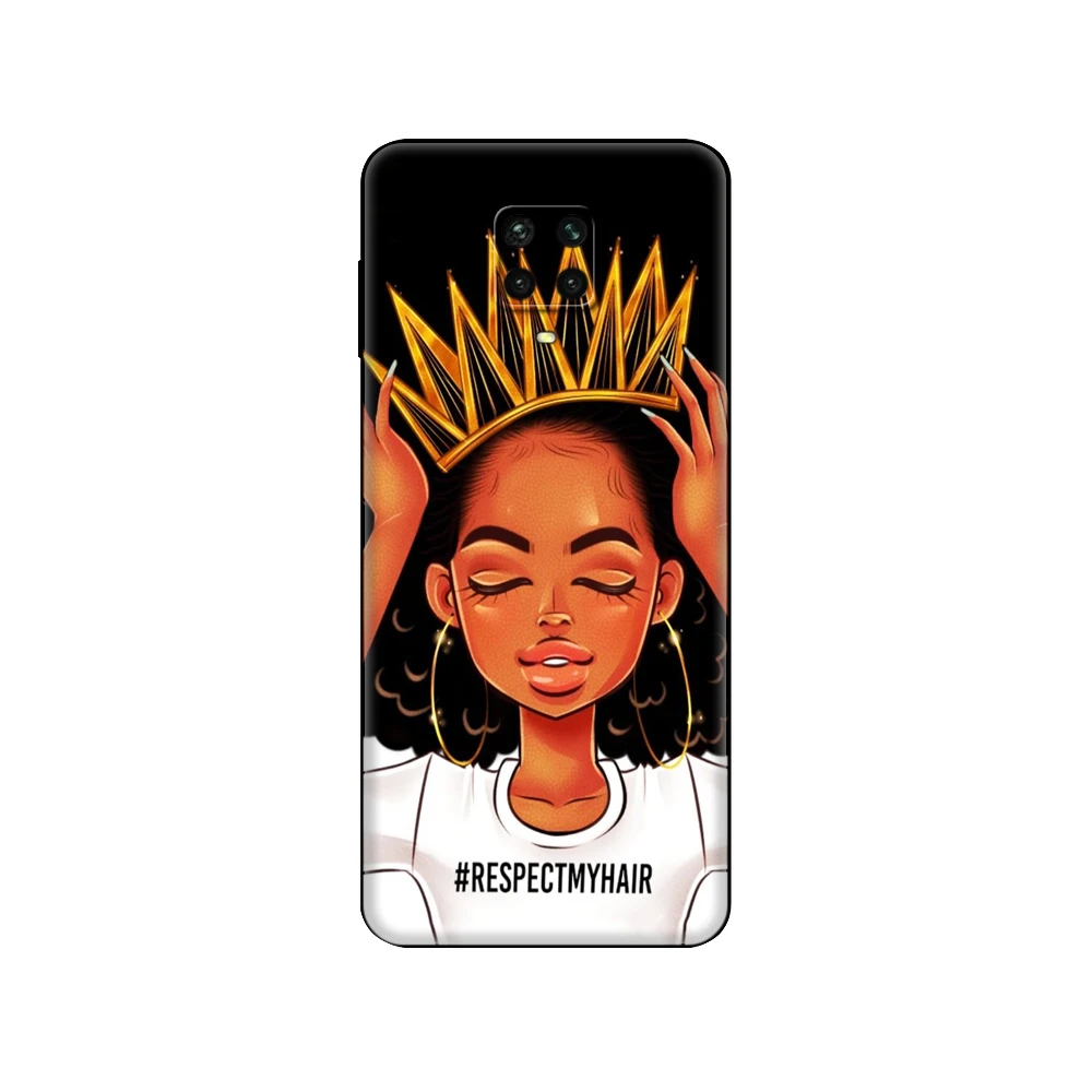 Черный чехол из ТПУ для Xiaomi Redmi 7A 8 8A 9 9A 9C Note 8T Pro T 9S 2bunz Melanin Poppin Aba | Мобильные