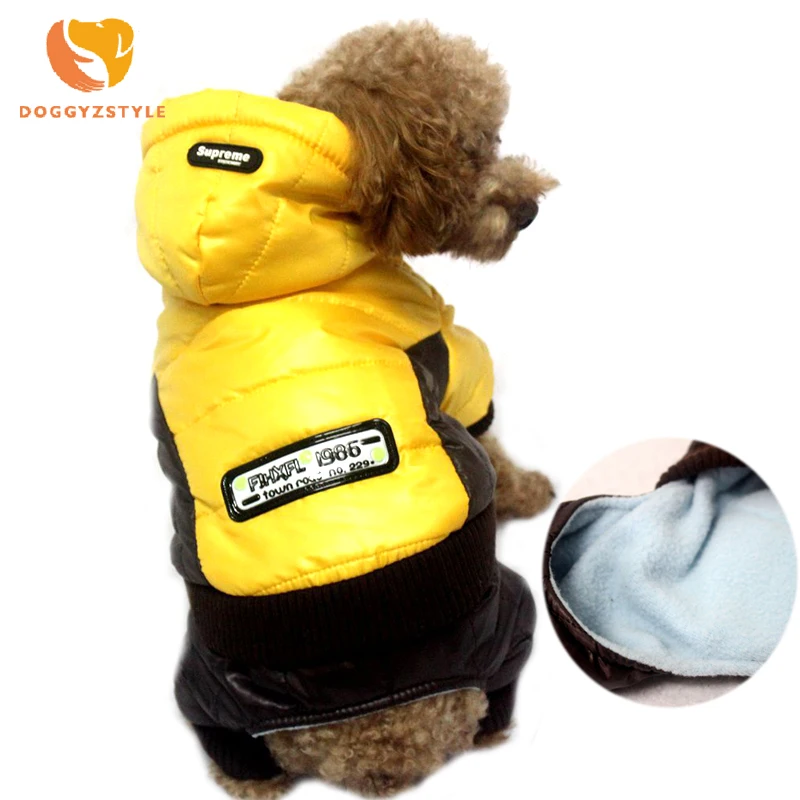 Женская зимняя куртка теплая хлопковая одежда для маленьких собак пальто с