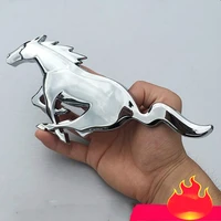 3d metal horse front hood grille body emblem sticker horse logo front for ford car styling