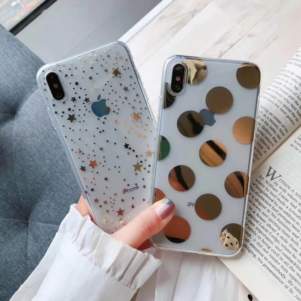 Прозрачный силиконовый чехол для iPhone XR X XS Max 6 6S 7 8 Plus | Мобильные телефоны и