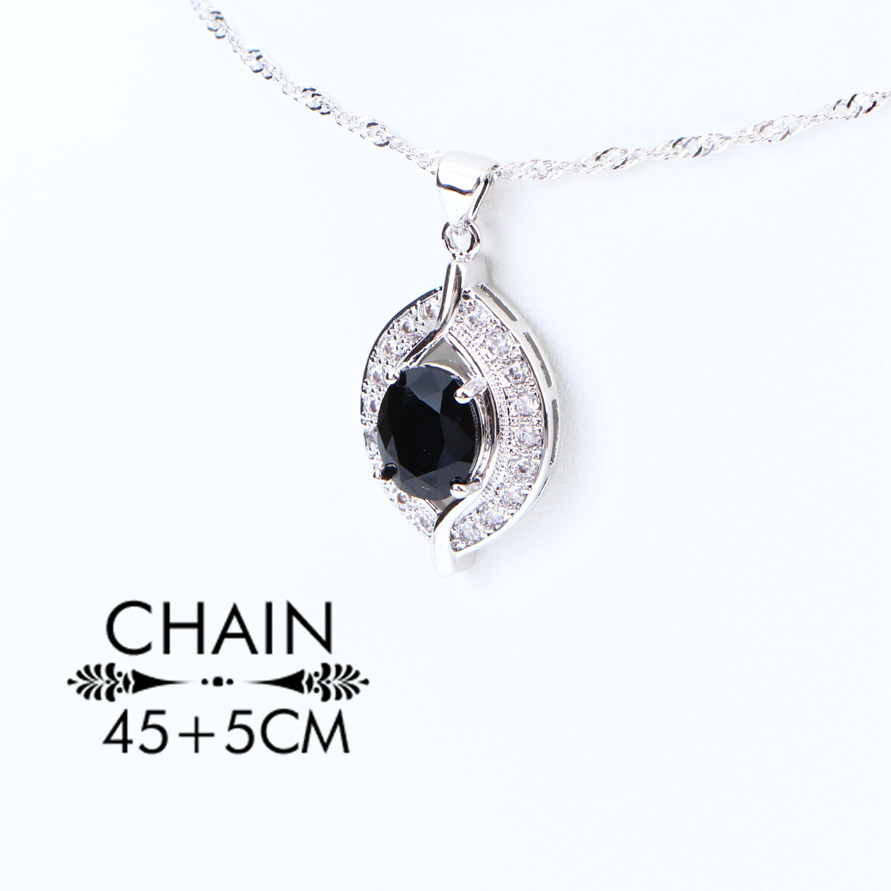 Женские свадебные комплекты ювелирных изделий из стерлингового серебра 925 пробы