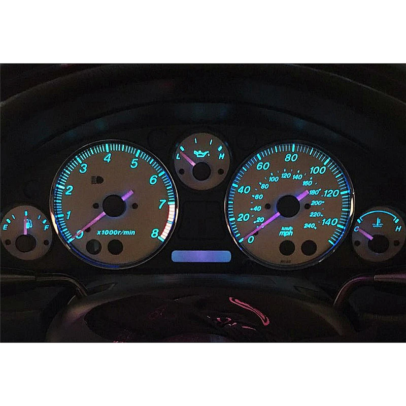 10x T5 Автомобильный светодиодный светильник с T3 T4.2 T4.7 B8.5 внутренняя Светодиодная лампа приборной панели Авто датчик прибора светильник AC/DC 12V