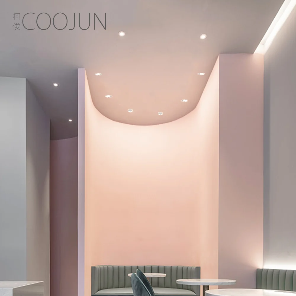 Светодиодный светильник с фреской встроенный поляризационный потолочный