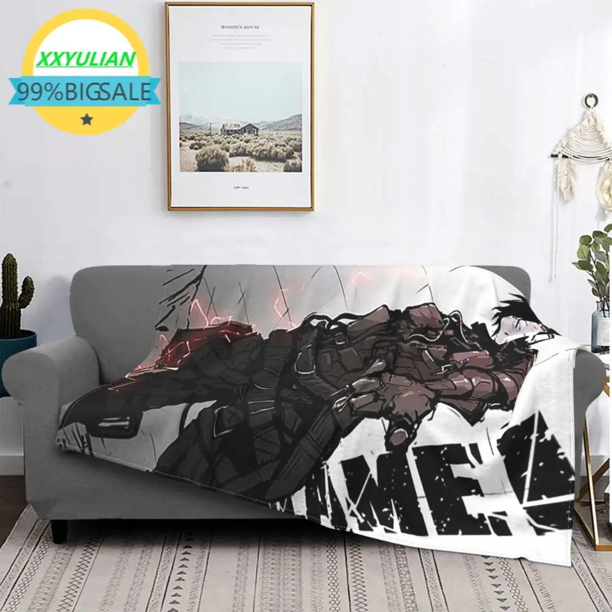

Blame Manga Blankets Flannel Printed Cool Anime Japan Portable Super Warm Throw Blanket for Sofa Office Bedspreads