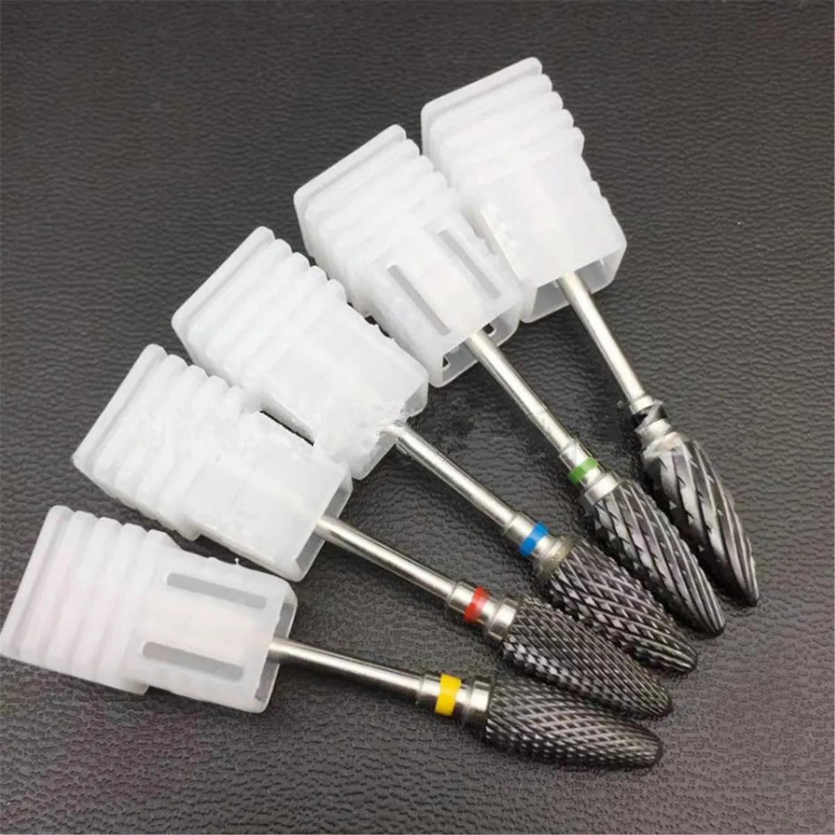 

Ceramic Nail Art Grinding Drill Bits Bullet Bit Electric Manicure Mill Tip Tool