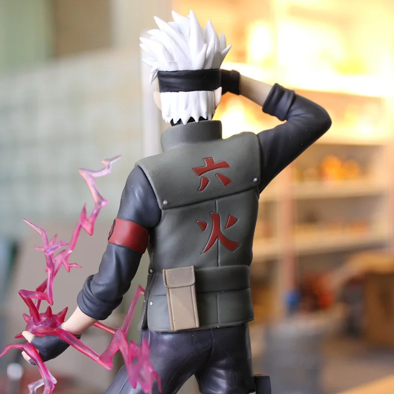 Наруто Хатаке Какаши статуя ПВХ Фигурки Шаринган чидори Наруто Shippuden Аниме Фигурка Коллекционная модель игрушки фигурка