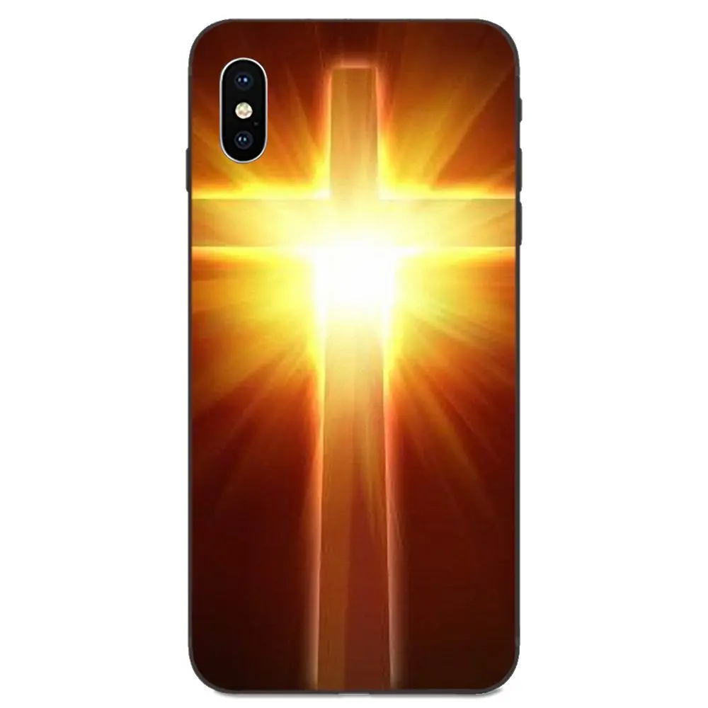 Мягкий ТПУ заказной дизайн христианский Иисус блестящий чехол для Xiaomi Redmi Note 3 3S 4