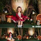 Сказочный лес фон для фотосъемки с изображением сказочный лес Детские Красочные воздушные шары с Алиса в стране чудес джунглей фон для фотосъемки реквизит W-5485