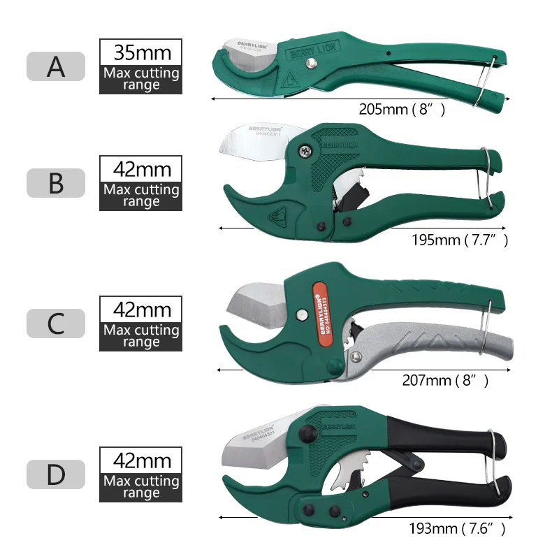 Резак для ПВХ труб ножницы из алюминиевого сплава резак шлангов с храповым