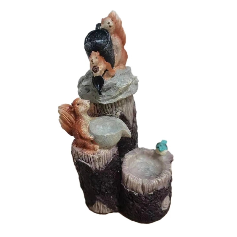 

Animal Garden Statue Polyresin Antique Garden Stand Squirrel Statue For Home Garden Yard Outdoor Decoration