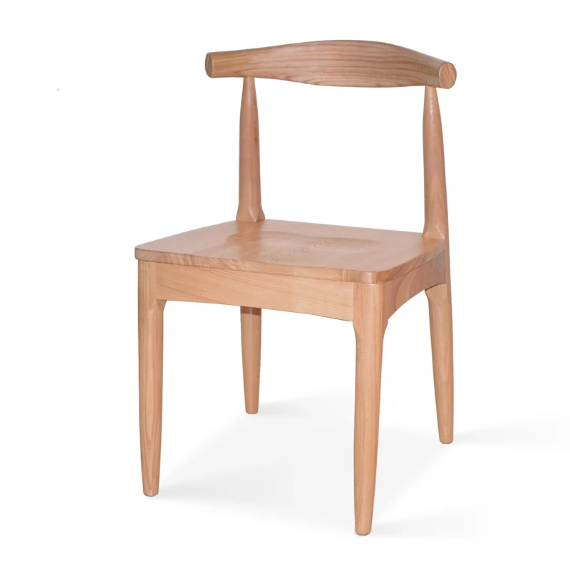 Роговое кресло из цельного дерева Скандинавский современный простой домашний