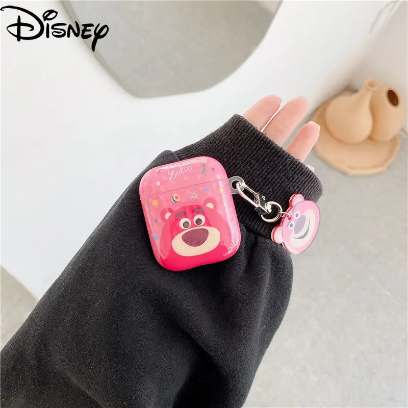 

Disney Strawberry Bear AirPods Case Apple Wireless Headset Shell Generation Pro Soft Model 23 Bluetooth-compatible
